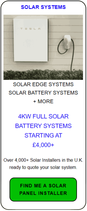 Find me a solar panel system in the UK