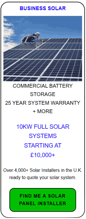 Find me a solar and battery in the UK